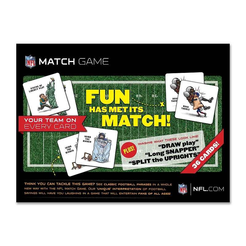 NFL Memory Match Game