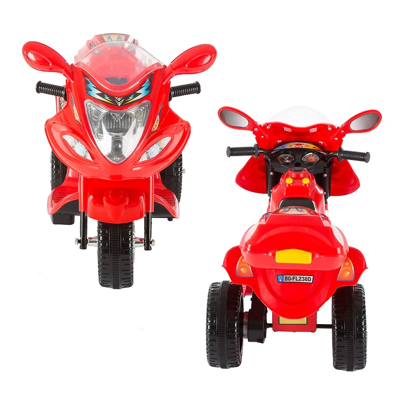 Toy Time Red Ride-On 3 Wheel Motorcycle