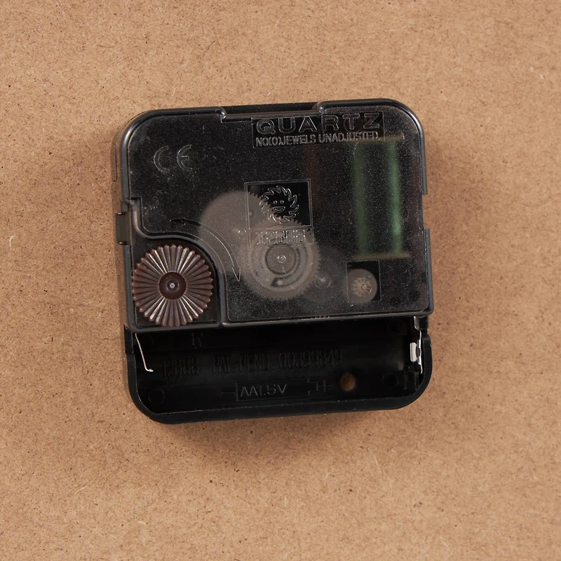 36" Light Brown Framed Wall Clock