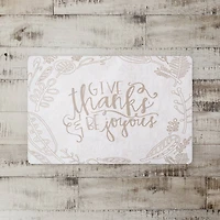 Joyful Thanks Floor Mat