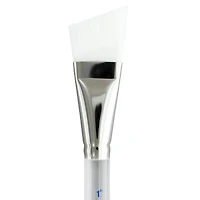 Connoisseur® White Taklon Short Handle Scrubber Brush