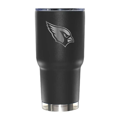 The Memory Company NFL 30oz. Black Tumbler with Etched Logo