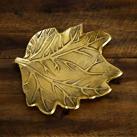 10" Gold Tree of Life Leaf Decorative Accent Tray