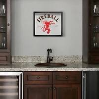 Fireball Whisky Printed Accent Mirror
