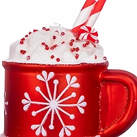 3.75" Cocoa Mug Glass Ornament by Ashland®