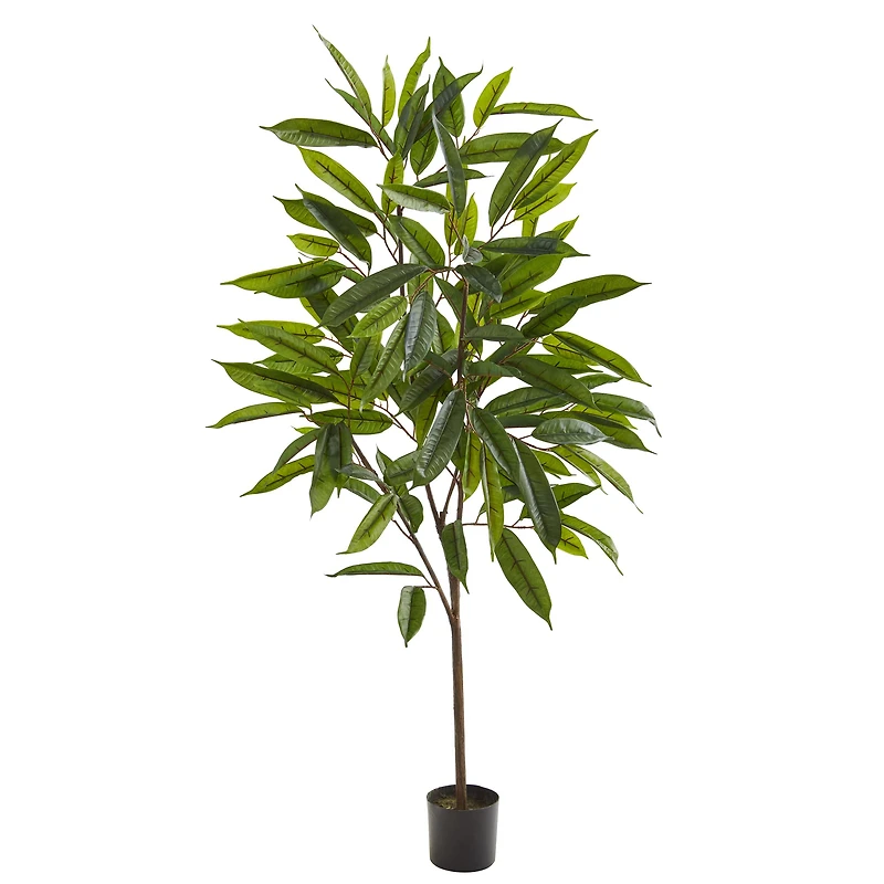 4.5ft. Potted Long Leaf Ficus Artificial Plant
