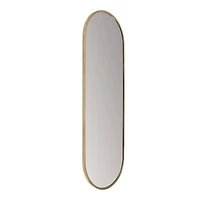 Habitat Penelope 60" Golden Oval Linear Wall Mirror