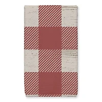 Our Cozy Kitchen Red Buffalo Check Tea Towel - Set of 2