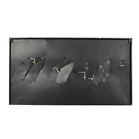 Brown Birds Iron Coastal Wall Decor