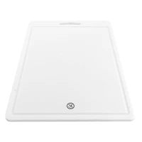 Martha Stewart White Plastic Cutting Board
