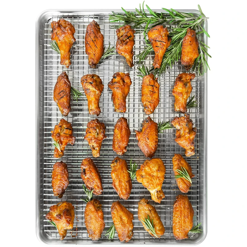 Fat Daddio's® ProSeries Bakeware Half Sheet Baking, Roasting & Cooling Rack