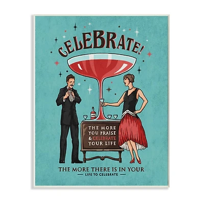 Stupell Industries Celebrate Wall Plaque