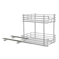 Household Essentials Glidez 2-Tier Cabinet Organizer