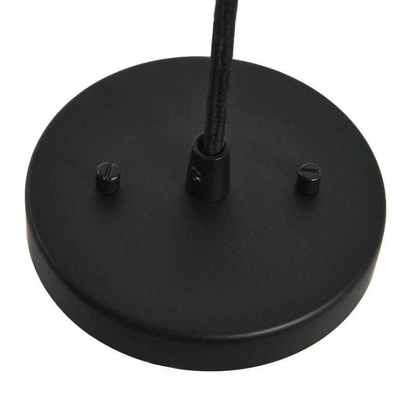 Hello Honey® Robert Stevenson Lighting Marson 15" Clear Glass & Matte Black Metal Ceiling Light