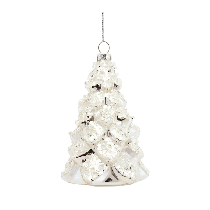 6ct. Glass Tree Ornament Set