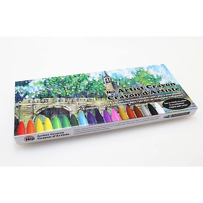 Yasutomo® Niji® 18-Color Artist Crayon Set