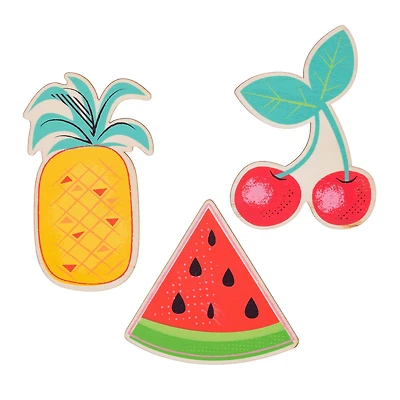 Darice® Fruit Printed Wood Shapes