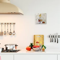 Stupell Industries Baby Duck on Raspberry Cupcake Dessert Painting, 12" x 12"