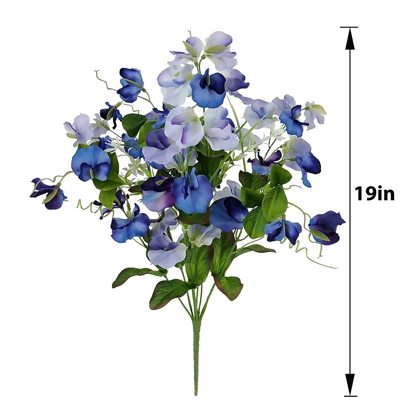 19" Purple Sweet Pea Bush by Ashland®