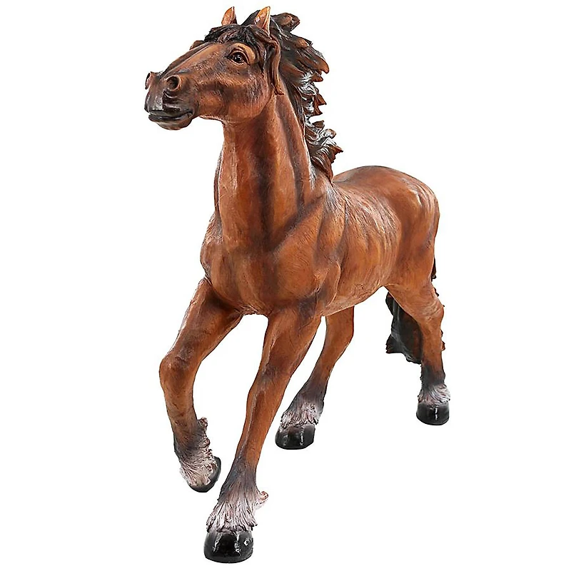Design Toscano 23" Unbridled Running Wild Mustang Horse Statue