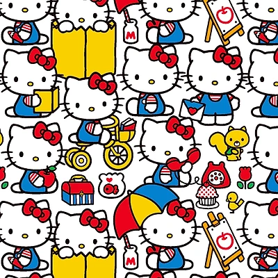 Hello Kitty® At Play Cotton Fabric