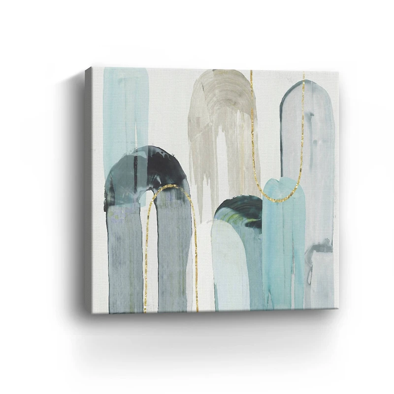 Blue Arches I Canvas Giclee