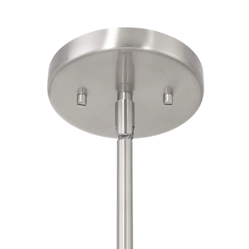 Hello Honey® Arte Black & Nickel Industrial Metal 2-Tone Ceiling Light