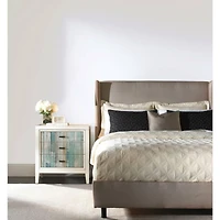 RoomMates Blue Distressed Wood Peel & Stick Wallpaper