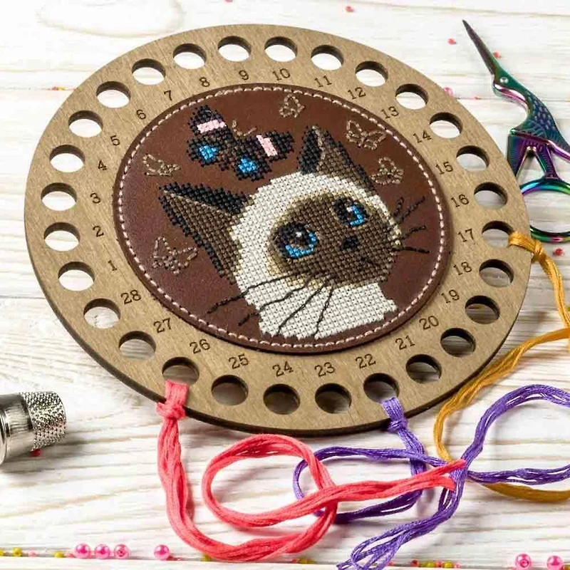 Wonderland Crafts Cat Thread Organizer Making Kit