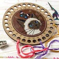 Wonderland Crafts Cat Thread Organizer Making Kit