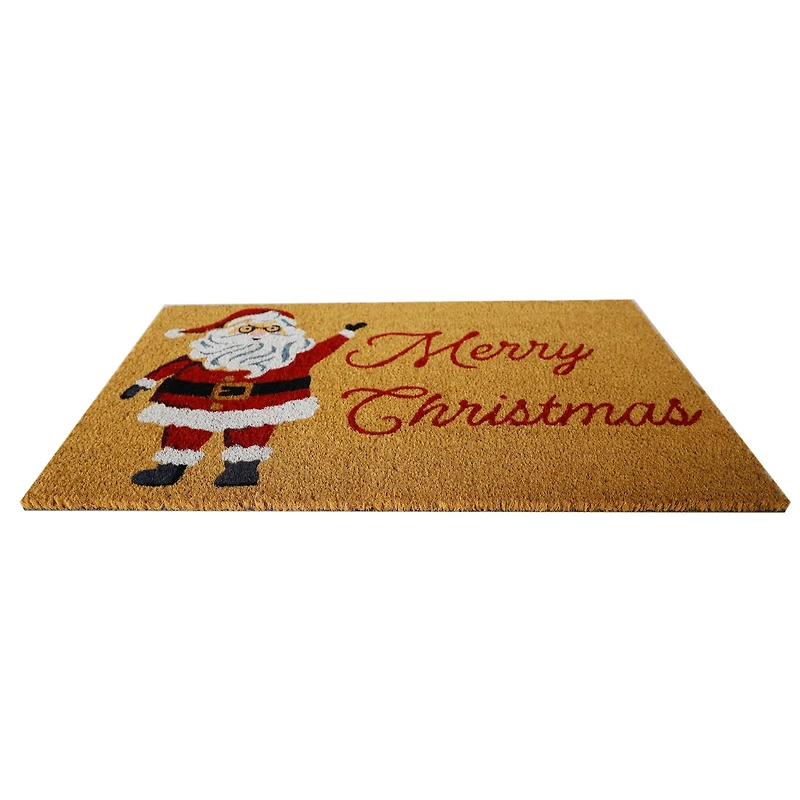 Santa with Merry Christmas Doormat by Ashland®