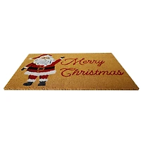 Santa with Merry Christmas Doormat by Ashland®