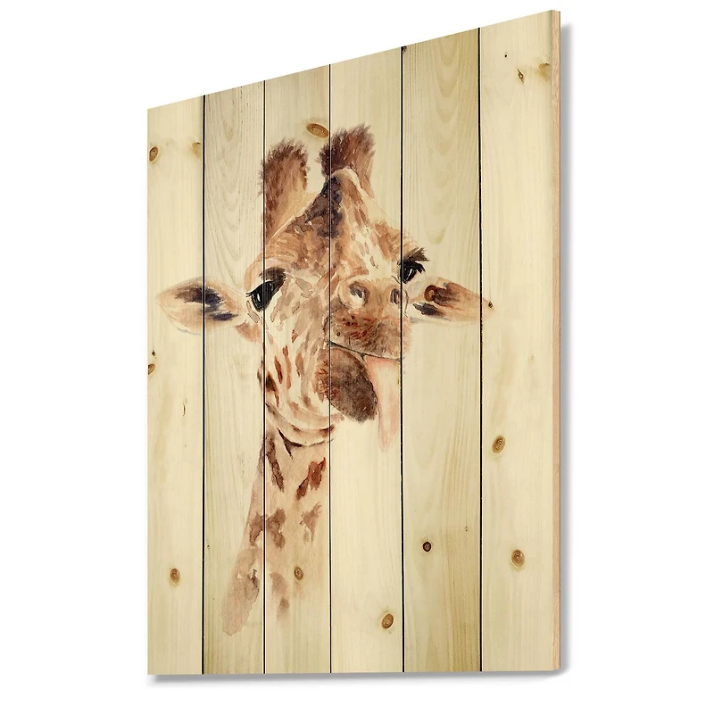 Designart - Portrait of A Giraffe VIII