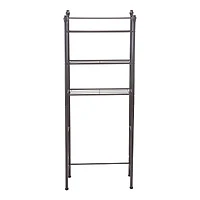 Organize It All Belgium Bronze 3-Tier Over the Toilet Space Saver