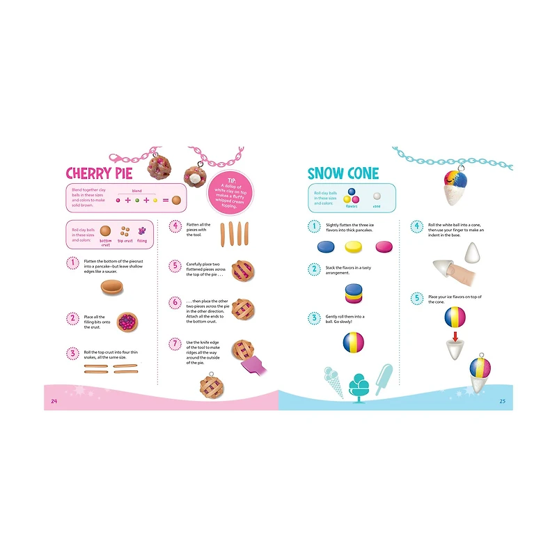 Klutz® Make Glitter Clay Charms Kit