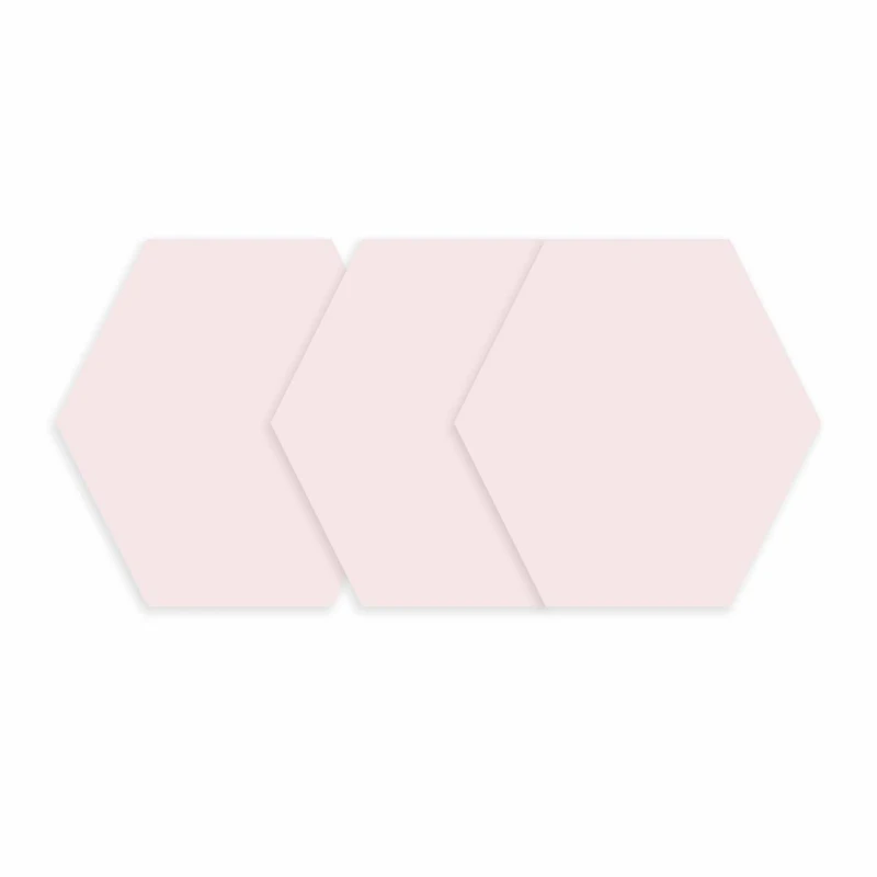 RoomMates Blush Beauty Dry Erase Hexagon Peel & Stick Decals