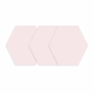 RoomMates Blush Beauty Dry Erase Hexagon Peel & Stick Decals