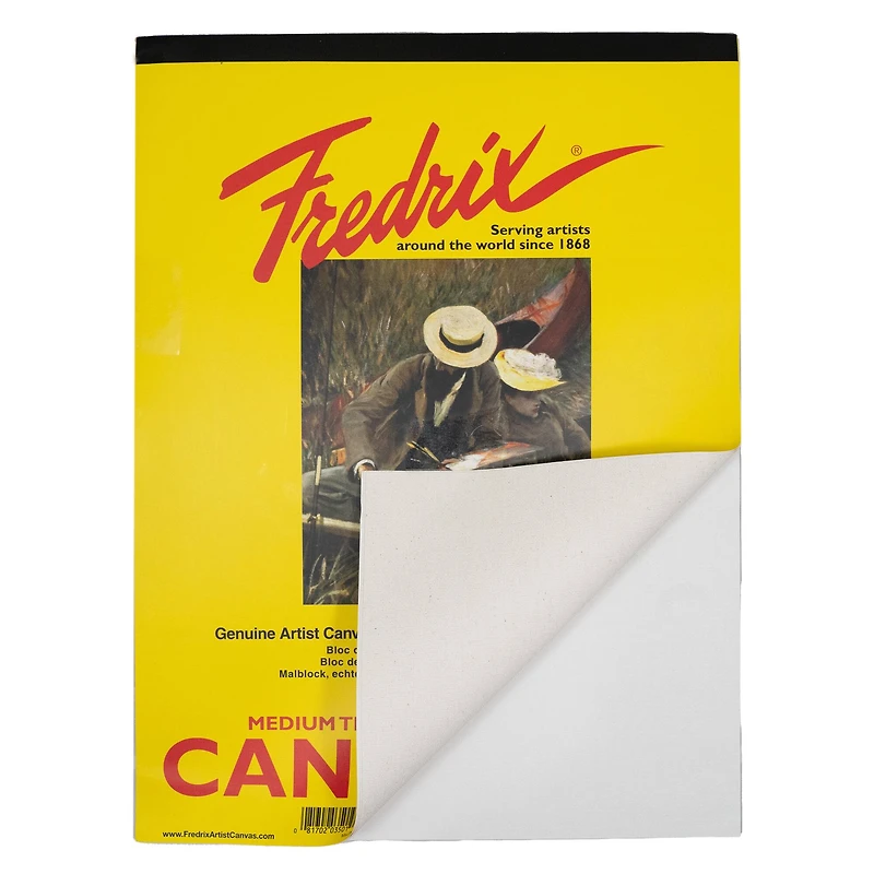 FREDRIX Creative Series White Canvas Pad