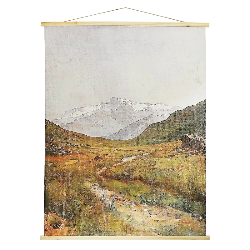 59" Grassy Path to Mountains Landscape Wall Décor by Ashland®