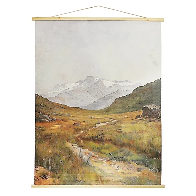 59" Grassy Path to Mountains Landscape Wall Décor by Ashland®