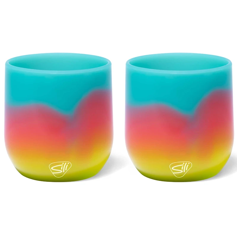 Silipint® 12oz. Aurora Silicone Stemless Wine Glasses, 2ct.