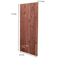 Household Essentials Cedar Fresh 42" x 20" Cedar Panels for Closet, 2ct.