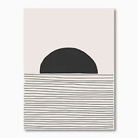 Designart - Minimal Geometric Lines And Circle V