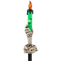 6ct. 8.5" LED Skeleton Halloween Candle Décor