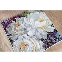 Letistitch White Roses Counted Cross Stitch Kit