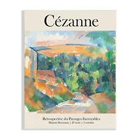 Stupell Industries Traditional Cezanne Landscape Painting Exhibition Poster Wall Plaque Art
