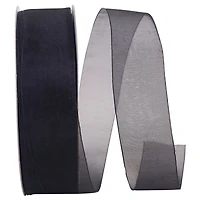 JAM Paper 1.5" x 100yd. Sheer Chiffon Mono Ribbon