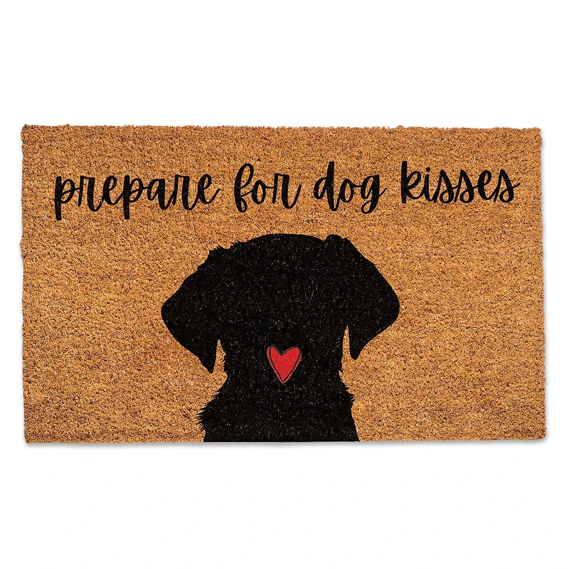 Prepare for Dog Kisses Doormat