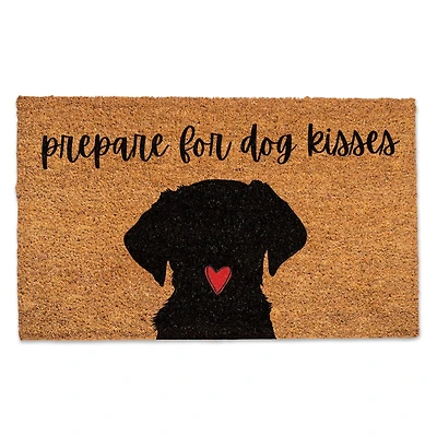 Prepare for Dog Kisses Doormat