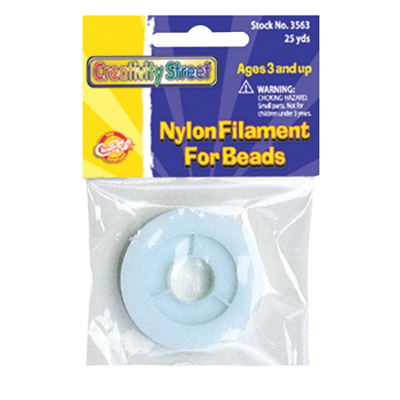 Creativity Street Nylon Filament Beading Cord, 25yd.